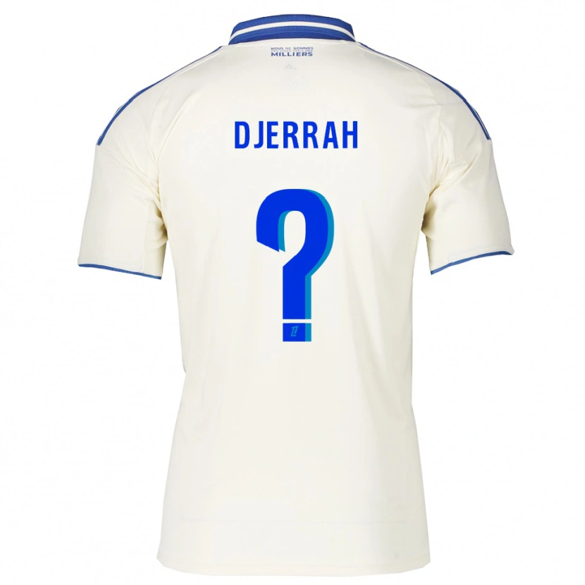 Danxen Kinder Karim Djerrah #0 Champagner Blau Auswärtstrikot Trikot 2025/26 T-Shirt Österreich