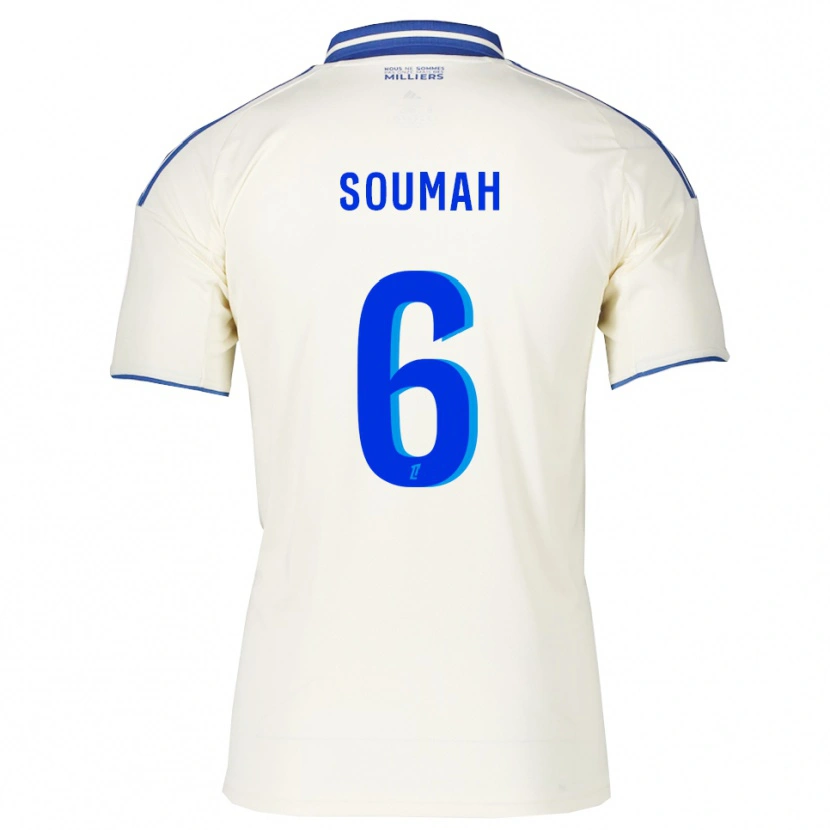Danxen Kinder Mohamed Soumah #6 Champagner Blau Auswärtstrikot Trikot 2025/26 T-Shirt Österreich