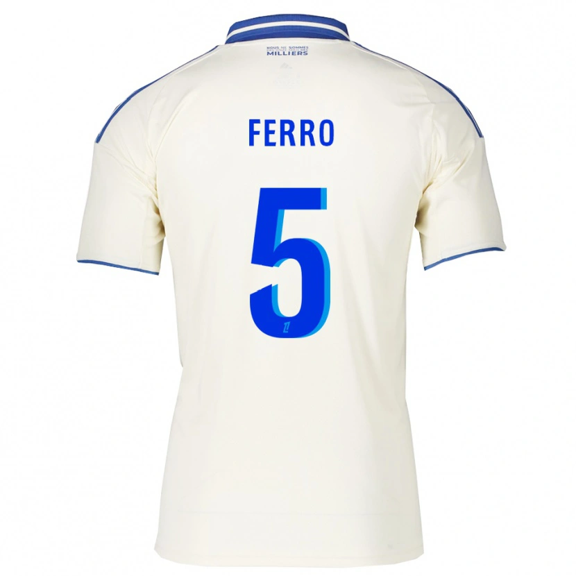Danxen Kinder Nolan Ferro #5 Champagner Blau Auswärtstrikot Trikot 2025/26 T-Shirt Österreich