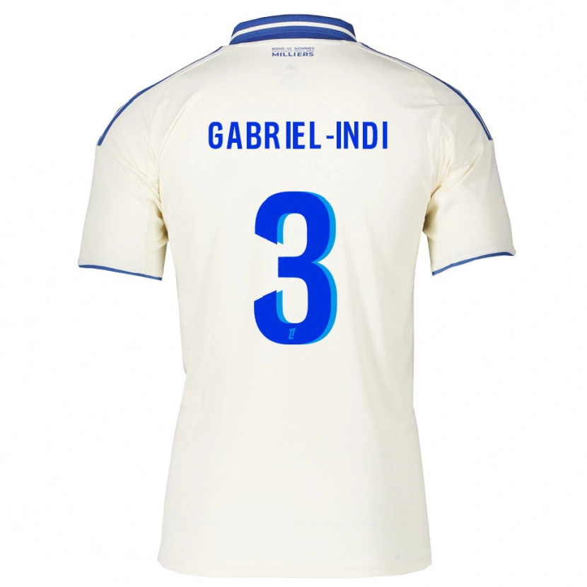 Danxen Kinder Amizade Gabriel-Indi #3 Champagner Blau Auswärtstrikot Trikot 2025/26 T-Shirt Österreich