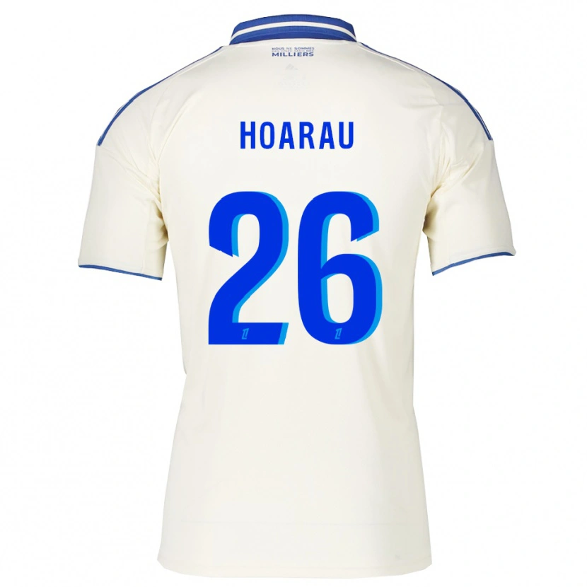 Danxen Kinder Fanny Hoarau #26 Champagner Blau Auswärtstrikot Trikot 2025/26 T-Shirt Österreich