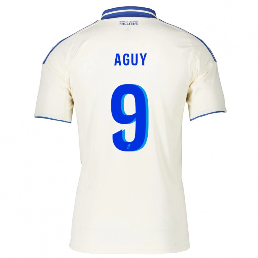 Danxen Kinder David Aguy #9 Champagner Blau Auswärtstrikot Trikot 2025/26 T-Shirt Österreich
