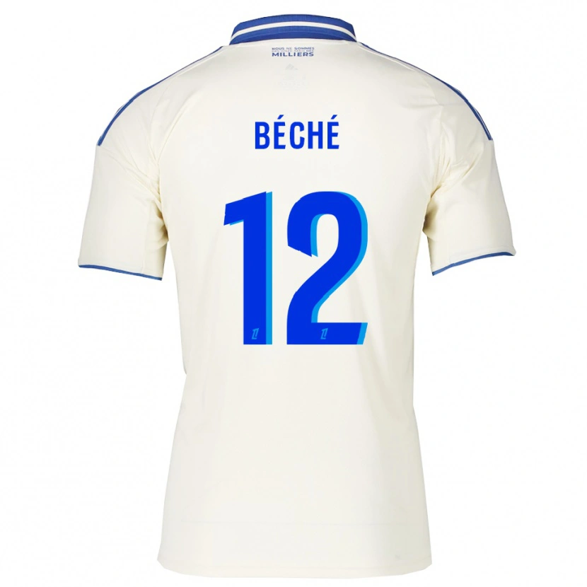 Danxen Kinder Amandine Béché #12 Champagner Blau Auswärtstrikot Trikot 2025/26 T-Shirt Österreich