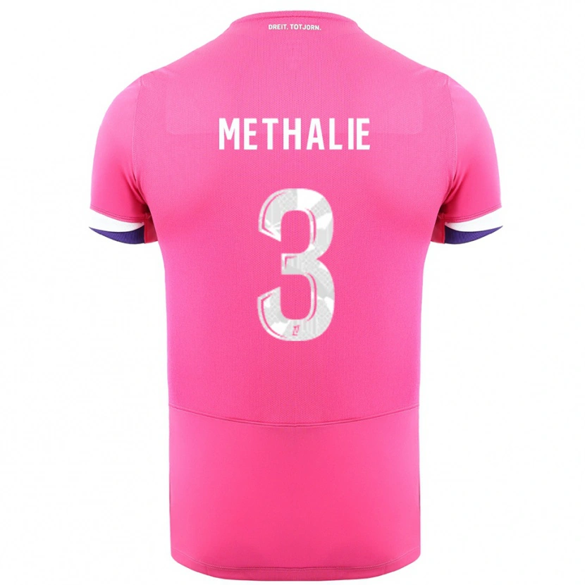 Danxen Kinder Dayann Methalie #3 Rosa Weiß Auswärtstrikot Trikot 2025/26 T-Shirt Österreich