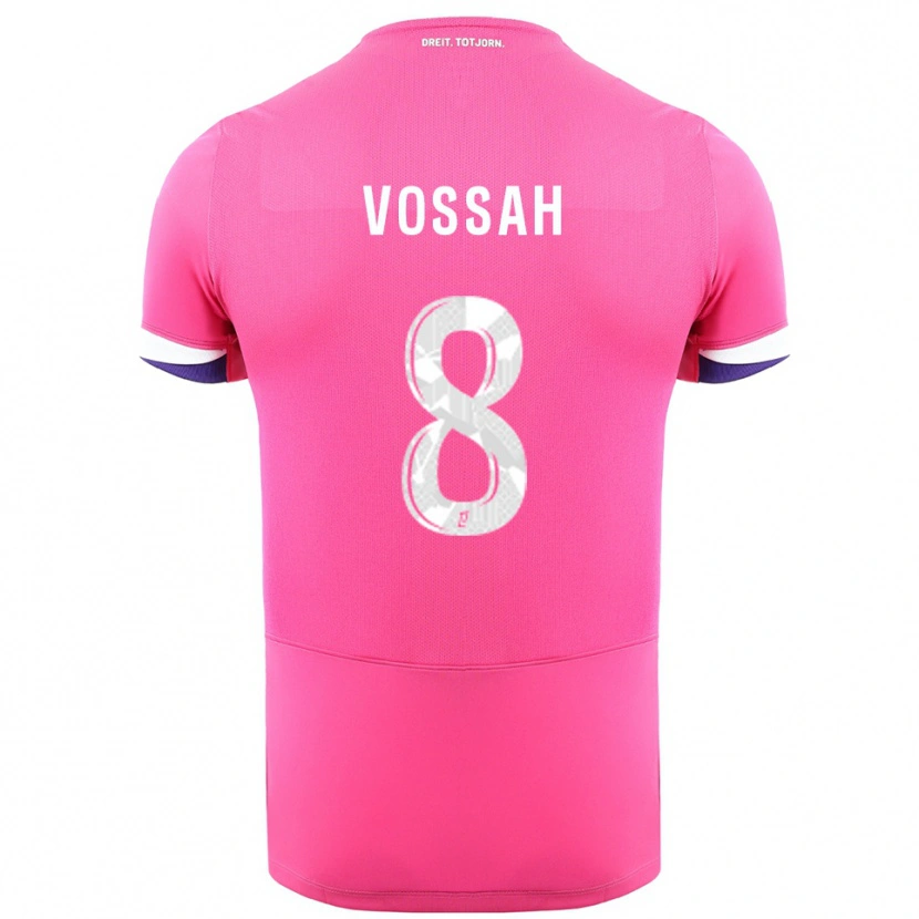 Danxen Kinder Alexis Vossah #8 Rosa Weiß Auswärtstrikot Trikot 2025/26 T-Shirt Österreich