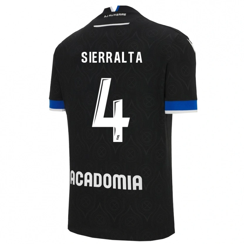 Danxen Kinder Francisco Sierralta #4 Schwarz Weiß Auswärtstrikot Trikot 2025/26 T-Shirt Österreich