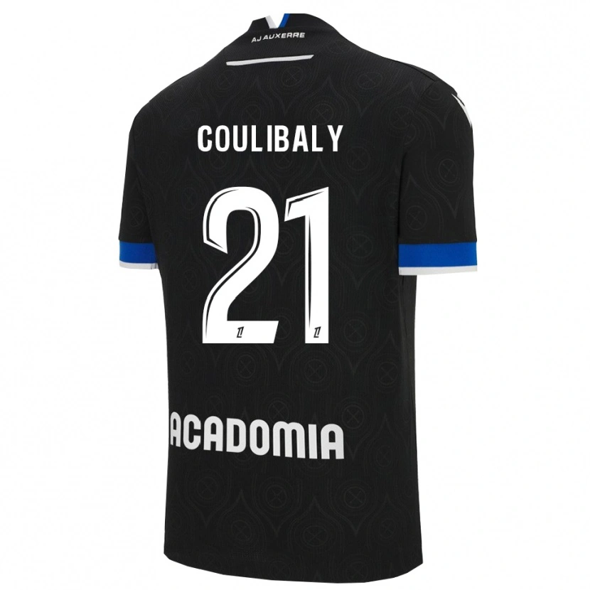 Danxen Kinder Lasso Coulibaly #21 Schwarz Weiß Auswärtstrikot Trikot 2025/26 T-Shirt Österreich