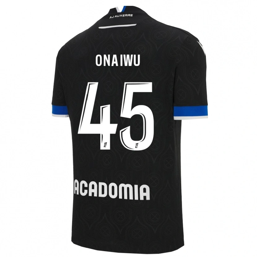 Danxen Kinder Ado Onaiwu #45 Schwarz Weiß Auswärtstrikot Trikot 2025/26 T-Shirt Österreich