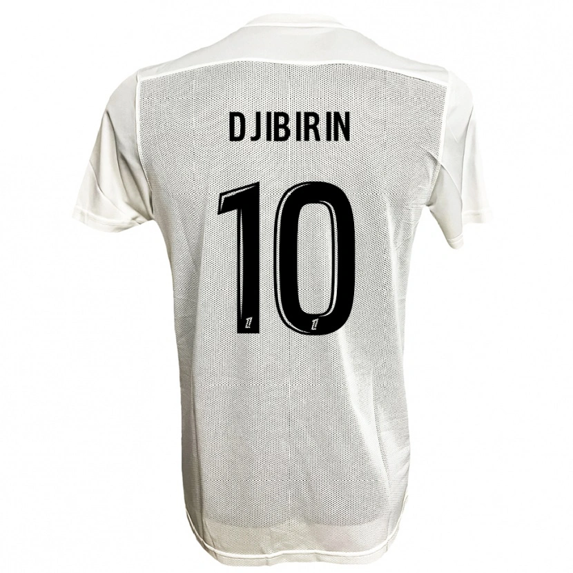 Danxen Kinder Harouna Djibirin #10 Schwarz Weiß Auswärtstrikot Trikot 2025/26 T-Shirt Österreich