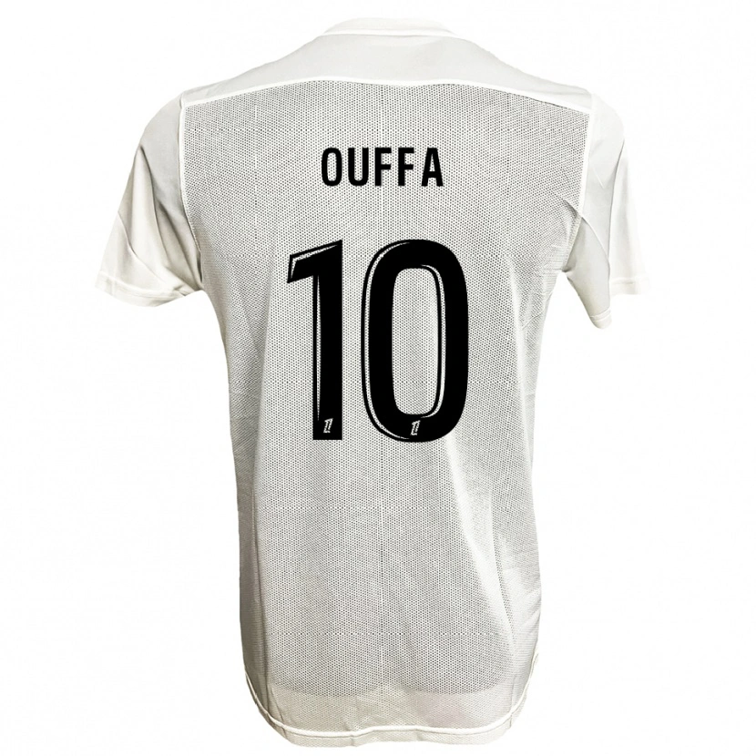 Danxen Kinder Rayan Ouffa #10 Schwarz Weiß Auswärtstrikot Trikot 2025/26 T-Shirt Österreich
