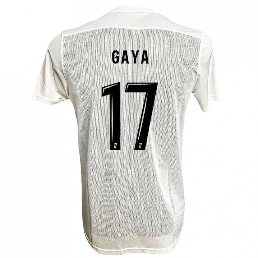 Danxen Kinder Yacine Gaya #17 Schwarz Weiß Auswärtstrikot Trikot 2025/26 T-Shirt Österreich