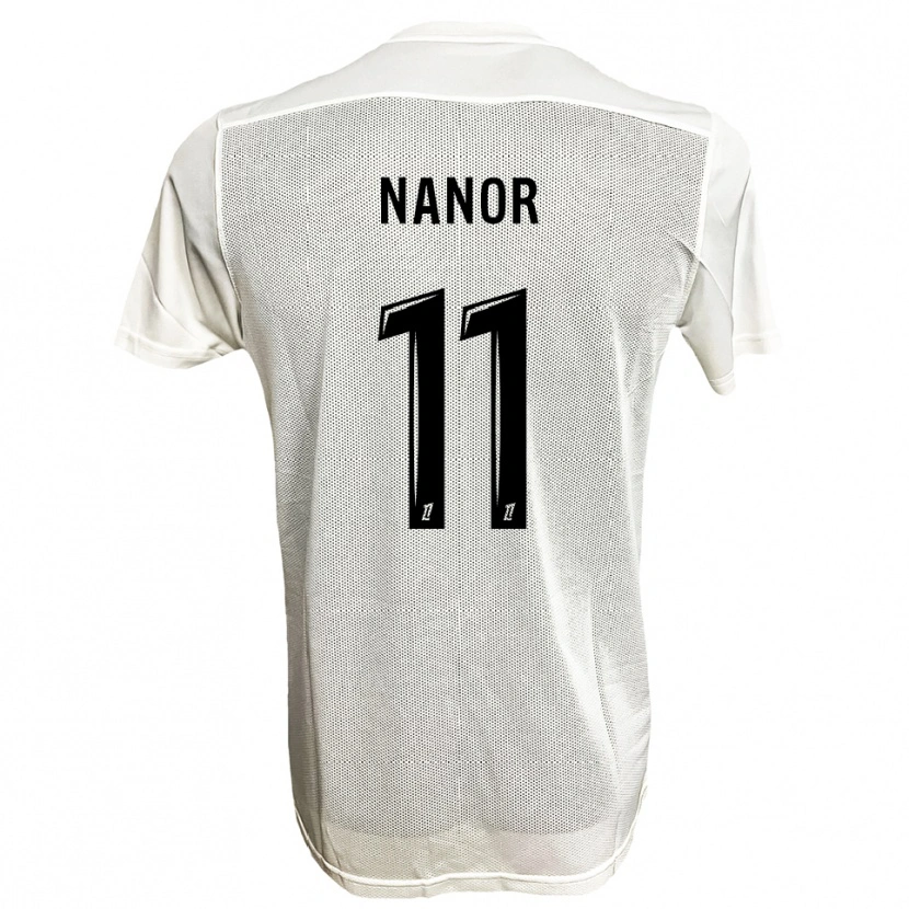 Danxen Kinder Enzo Nanor #11 Schwarz Weiß Auswärtstrikot Trikot 2025/26 T-Shirt Österreich