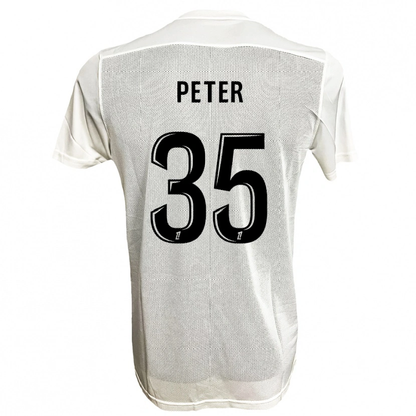 Danxen Kinder Prosper Peter #35 Schwarz Weiß Auswärtstrikot Trikot 2025/26 T-Shirt Österreich
