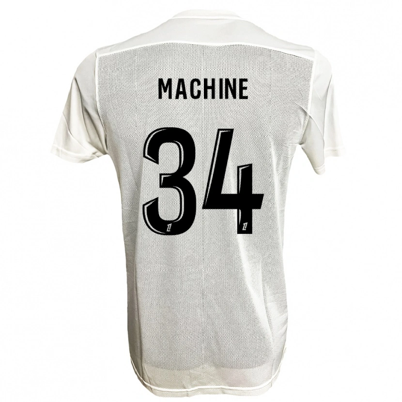 Danxen Kinder Lanroy Machine #34 Schwarz Weiß Auswärtstrikot Trikot 2025/26 T-Shirt Österreich