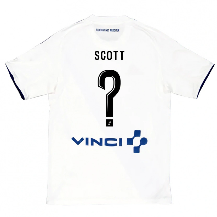 Danxen Kinder Sheika Scott #0 Weiß Blau Auswärtstrikot Trikot 2025/26 T-Shirt Österreich
