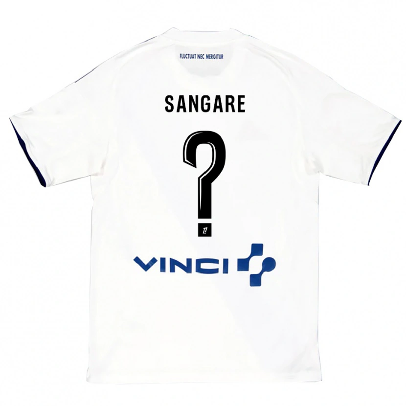 Danxen Kinder Hawa Sangare #0 Weiß Blau Auswärtstrikot Trikot 2025/26 T-Shirt Österreich