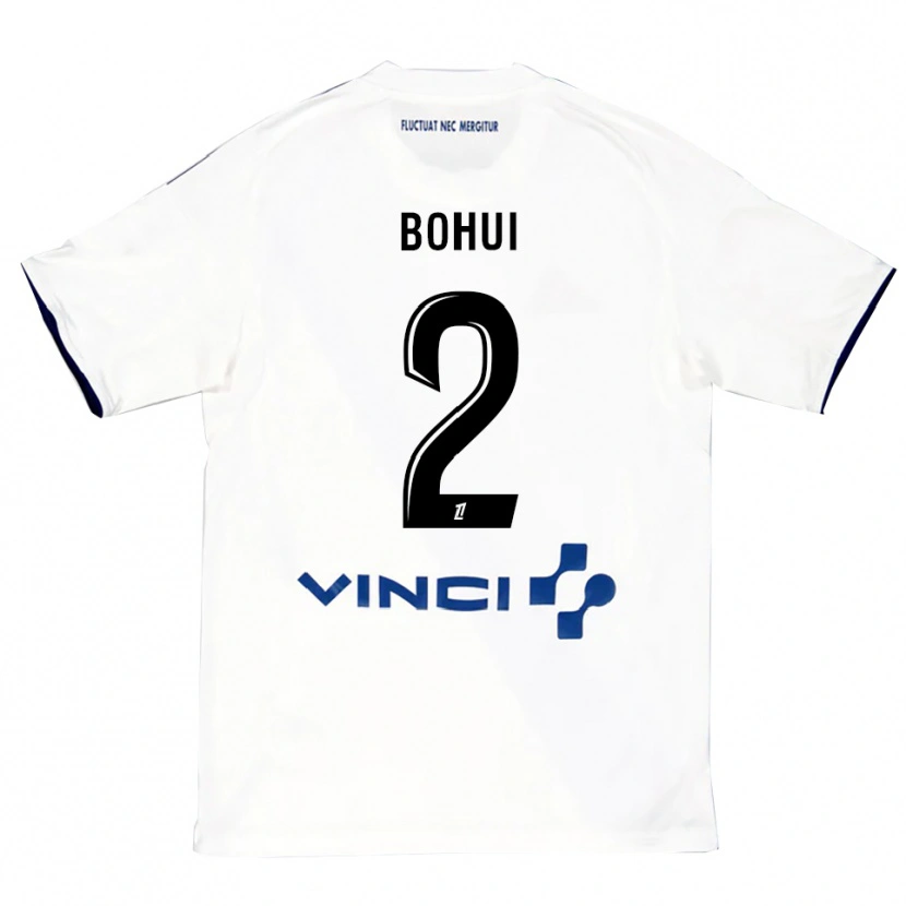 Danxen Kinder Isaiah Bohui #2 Weiß Blau Auswärtstrikot Trikot 2025/26 T-Shirt Österreich
