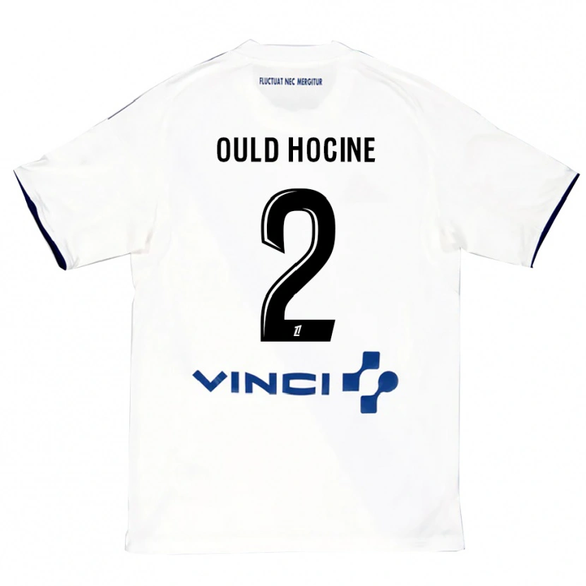 Danxen Kinder Célina Ould Hocine #2 Weiß Blau Auswärtstrikot Trikot 2025/26 T-Shirt Österreich