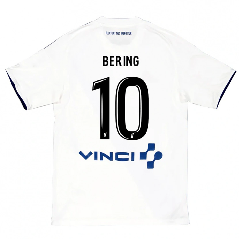 Danxen Kinder Aymerick Bering #10 Weiß Blau Auswärtstrikot Trikot 2025/26 T-Shirt Österreich