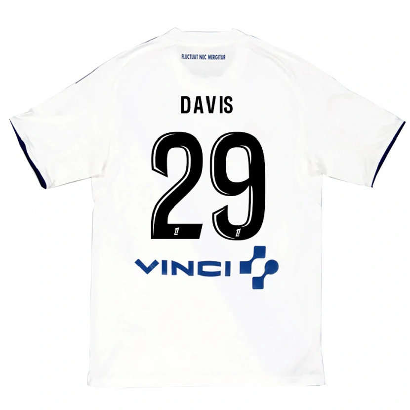 Danxen Kinder Deja Davis #29 Weiß Blau Auswärtstrikot Trikot 2025/26 T-Shirt Österreich