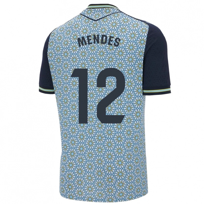 Danxen Kinder Alex Mendes #12 Blau Marine Auswärtstrikot Trikot 2025/26 T-Shirt Österreich
