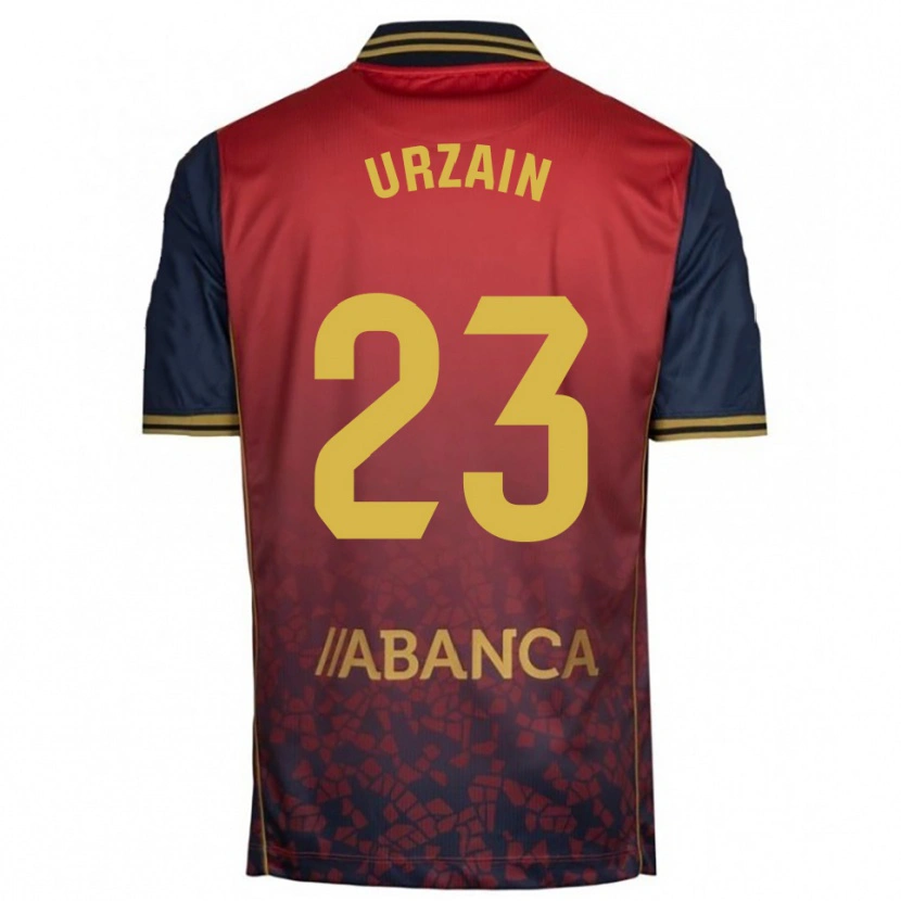 Danxen Kinder Fabián Urzain #23 Rot Marine Auswärtstrikot Trikot 2025/26 T-Shirt Österreich