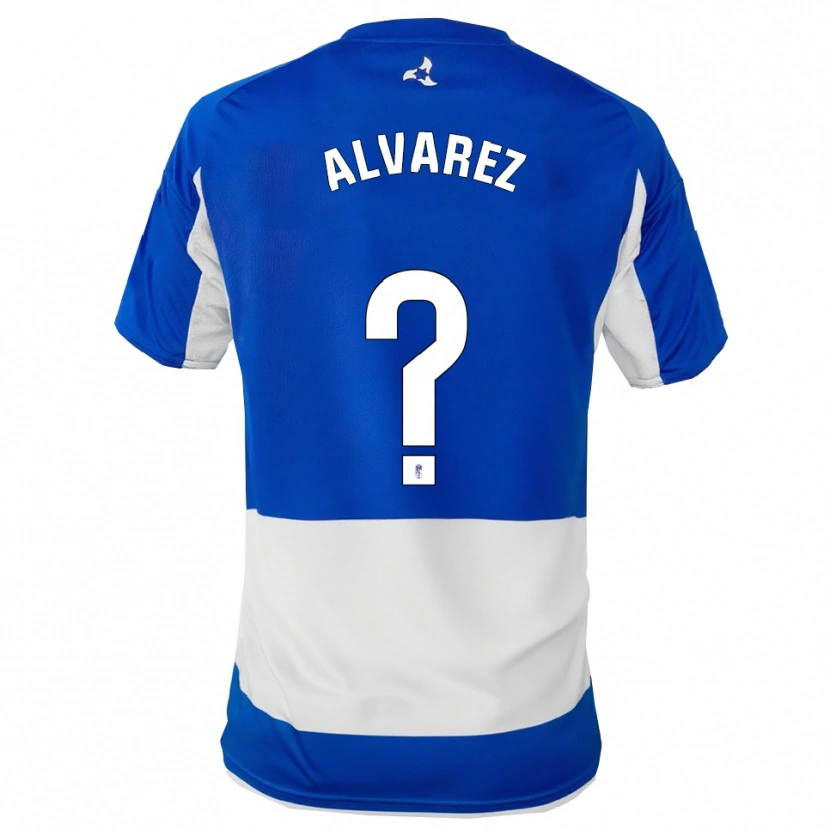 Danxen Kinder Rubén Álvarez #0 Blau Weiß Auswärtstrikot Trikot 2025/26 T-Shirt Österreich