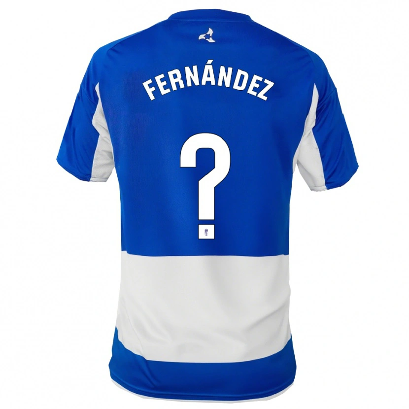 Danxen Kinder Iker Fernández #0 Blau Weiß Auswärtstrikot Trikot 2025/26 T-Shirt Österreich