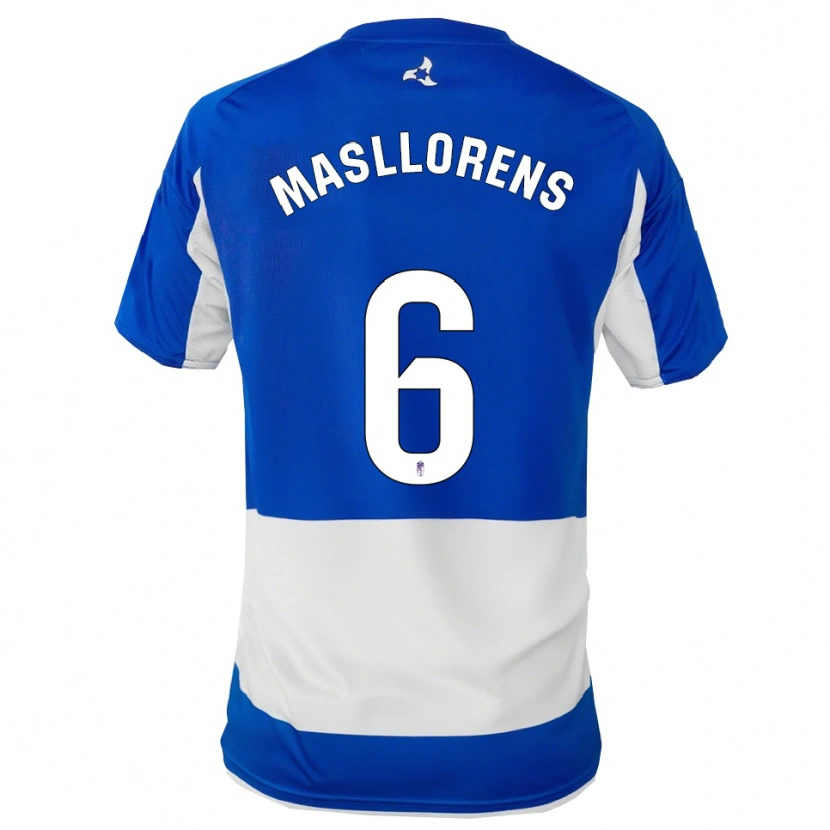 Danxen Kinder José Masllorens #6 Blau Weiß Auswärtstrikot Trikot 2025/26 T-Shirt Österreich