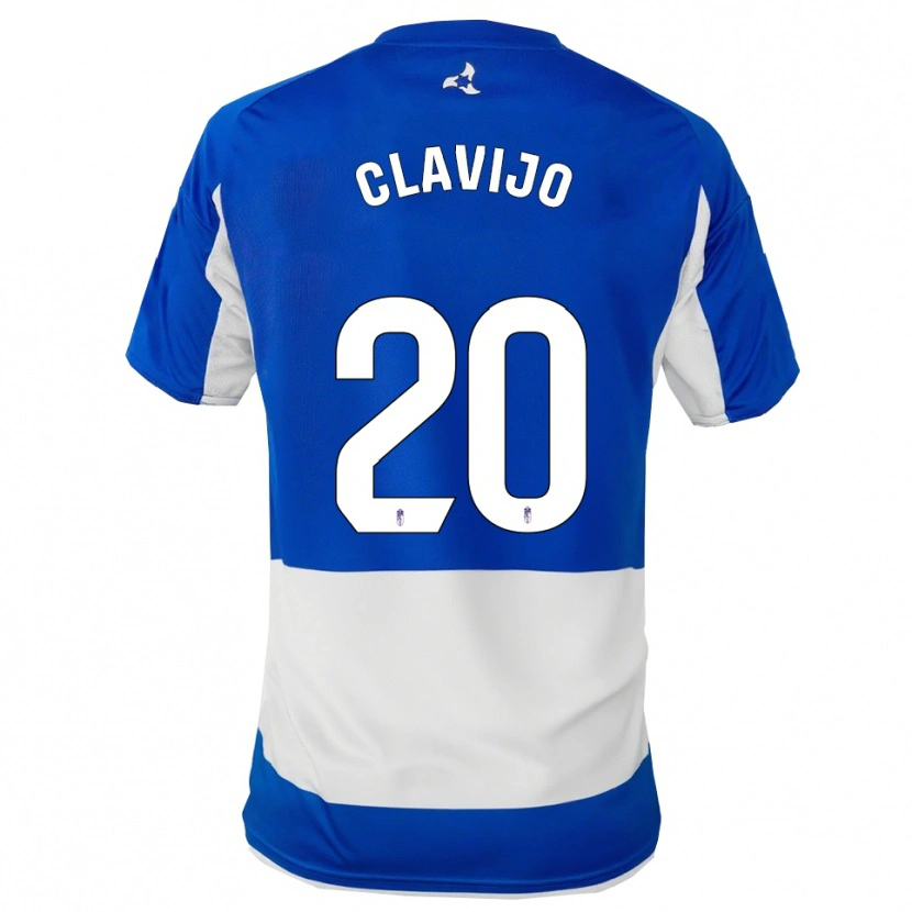 Danxen Kinder Dani Clavijo #20 Blau Weiß Auswärtstrikot Trikot 2025/26 T-Shirt Österreich