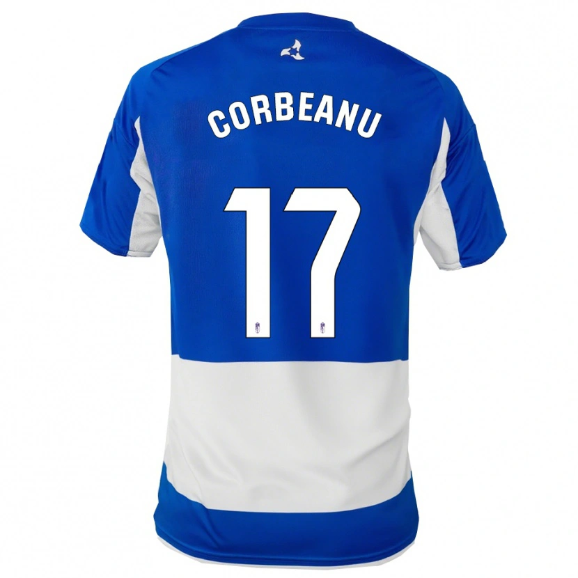 Danxen Kinder Theo Corbeanu #17 Blau Weiß Auswärtstrikot Trikot 2025/26 T-Shirt Österreich