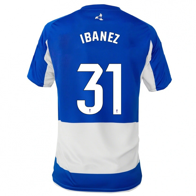 Danxen Kinder Alba Ibáñez #31 Blau Weiß Auswärtstrikot Trikot 2025/26 T-Shirt Österreich