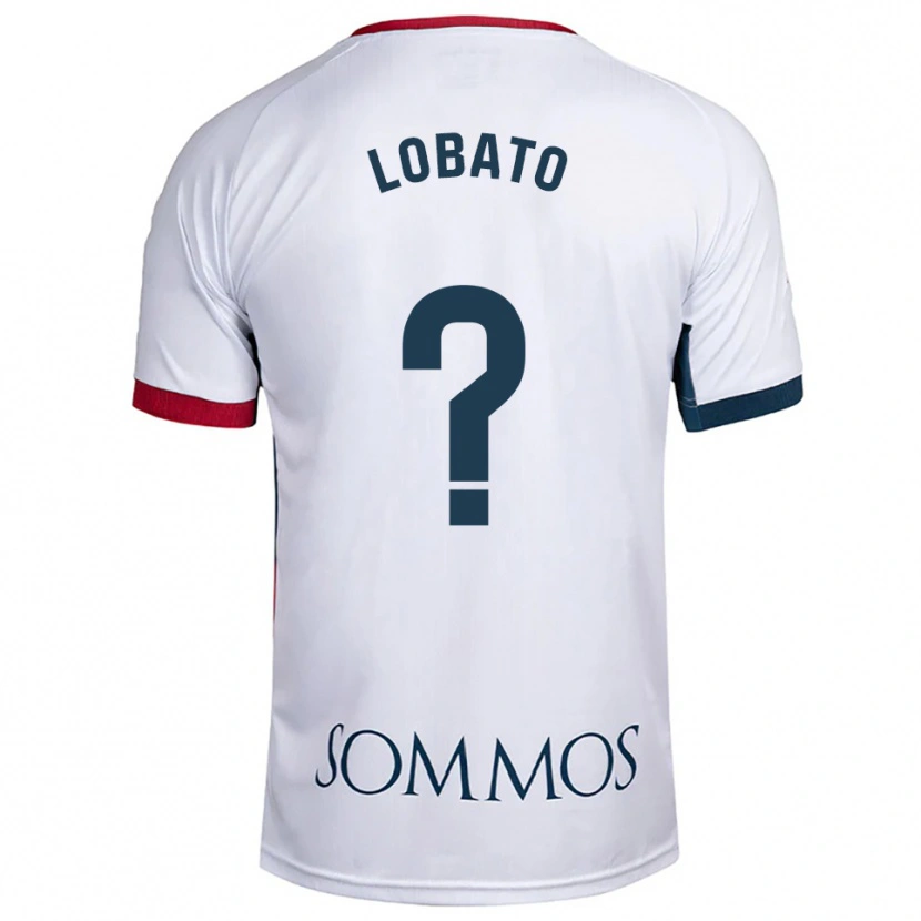 Danxen Kinder Guille Lobato #0 Weiß Rot Auswärtstrikot Trikot 2025/26 T-Shirt Österreich