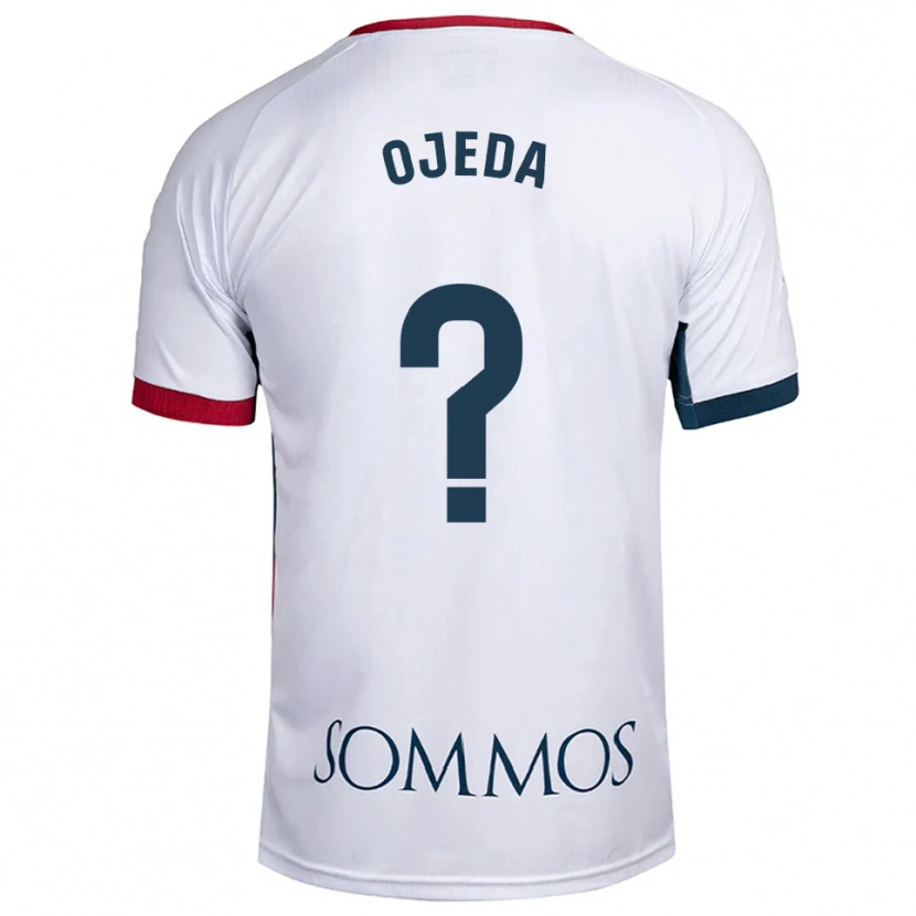 Danxen Kinder Raúl Ojeda #0 Weiß Rot Auswärtstrikot Trikot 2025/26 T-Shirt Österreich