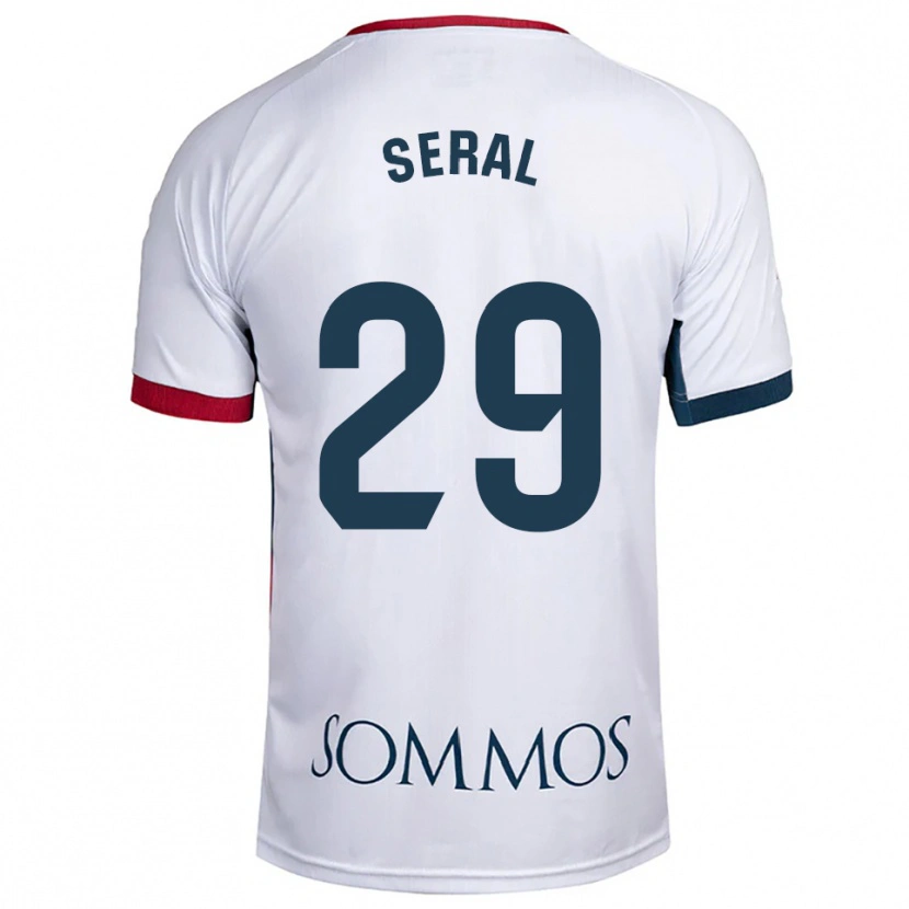 Danxen Kinder Abel Seral #29 Weiß Rot Auswärtstrikot Trikot 2025/26 T-Shirt Österreich