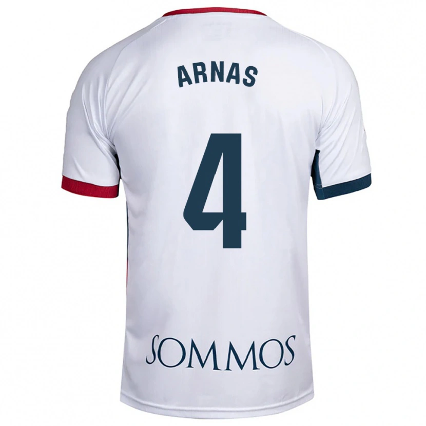 Danxen Kinder Iris Arnas #4 Weiß Rot Auswärtstrikot Trikot 2025/26 T-Shirt Österreich