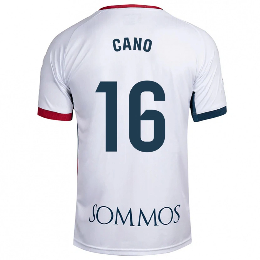Danxen Kinder Juan Cano #16 Weiß Rot Auswärtstrikot Trikot 2025/26 T-Shirt Österreich