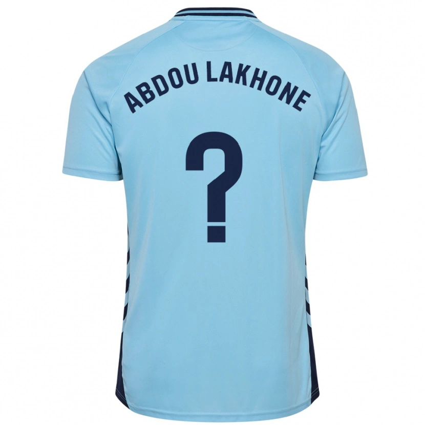 Danxen Kinder Pape Abdou Lakhone #0 Himmelblau Auswärtstrikot Trikot 2025/26 T-Shirt Österreich
