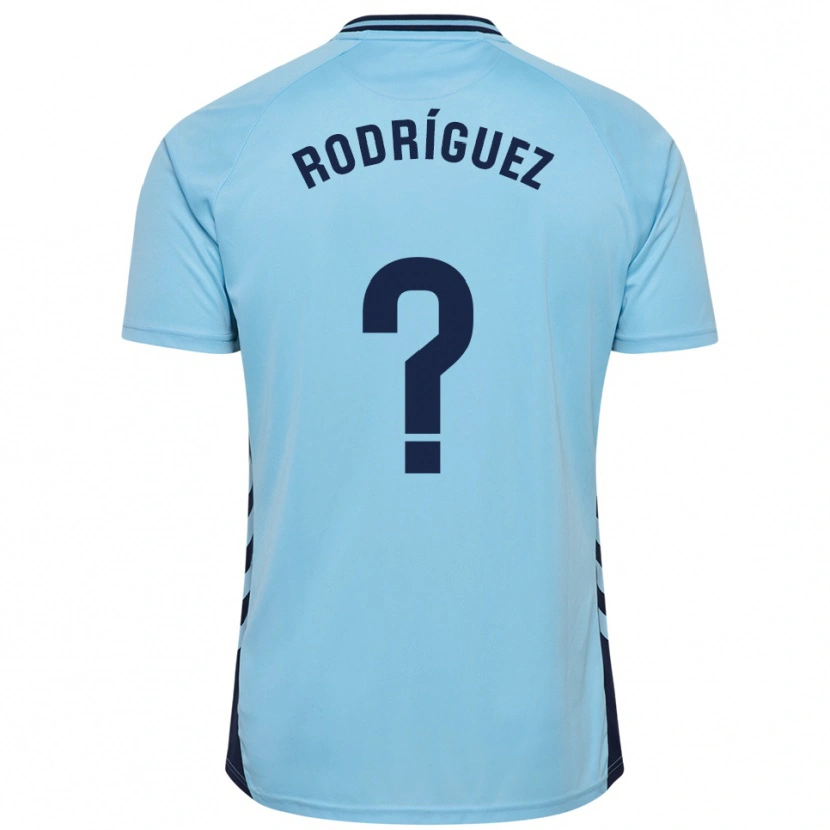 Danxen Kinder David Rodríguez #0 Himmelblau Auswärtstrikot Trikot 2025/26 T-Shirt Österreich