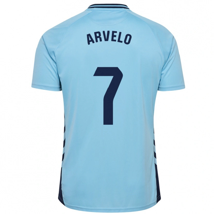 Danxen Kinder Adam Arvelo #7 Himmelblau Auswärtstrikot Trikot 2025/26 T-Shirt Österreich