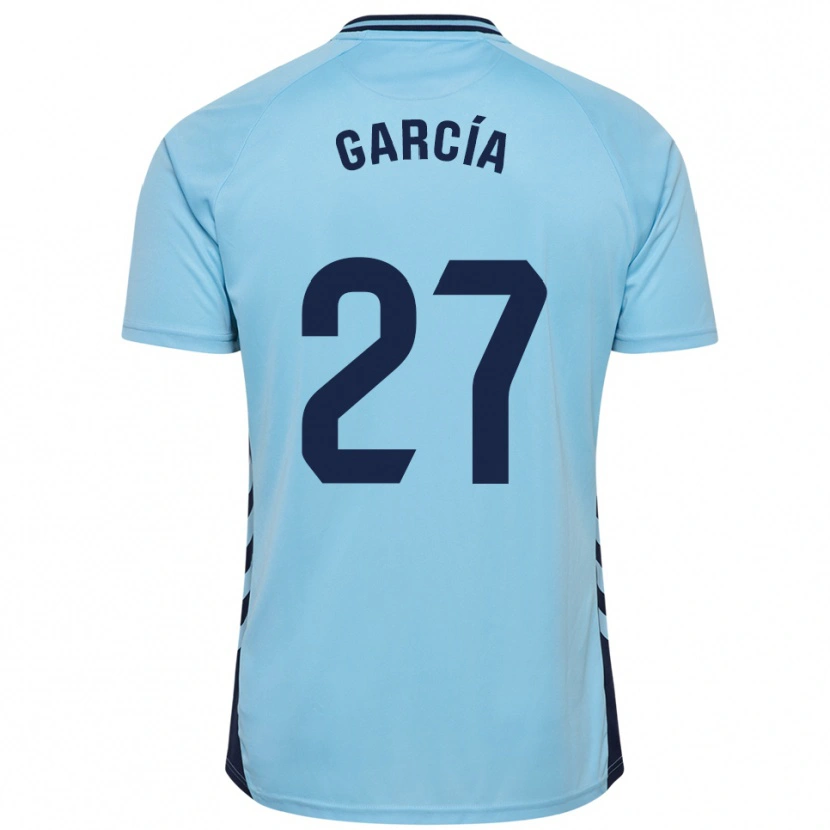 Danxen Kinder Ale García #27 Himmelblau Auswärtstrikot Trikot 2025/26 T-Shirt Österreich