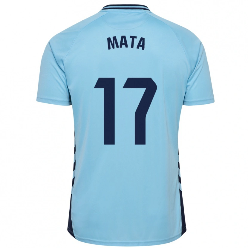Danxen Kinder Jaime Mata #17 Himmelblau Auswärtstrikot Trikot 2025/26 T-Shirt Österreich