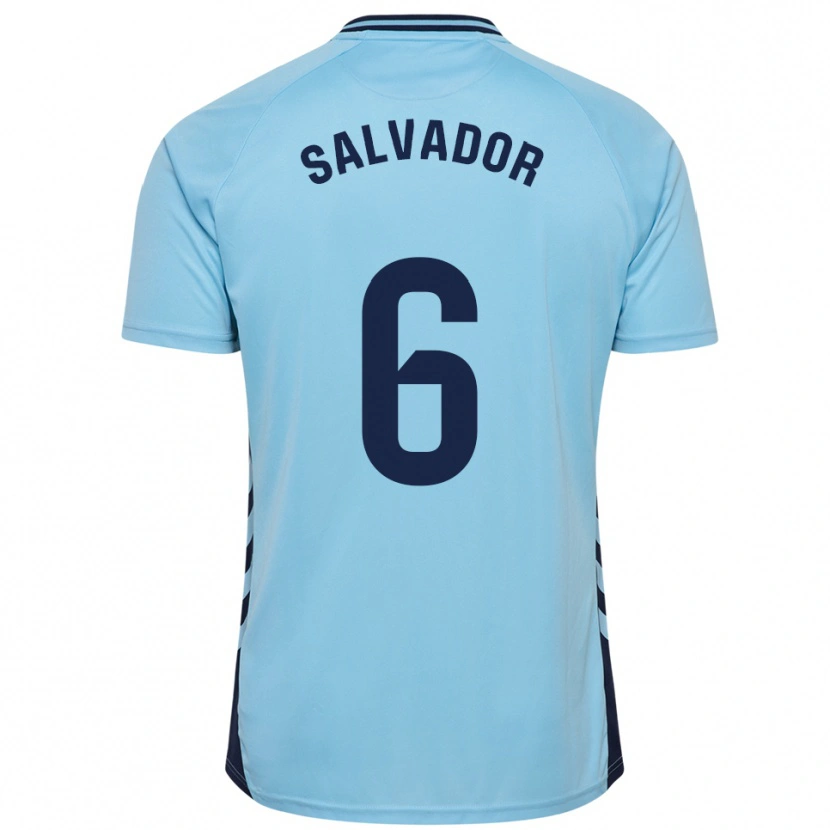 Danxen Kinder Pol Salvador #6 Himmelblau Auswärtstrikot Trikot 2025/26 T-Shirt Österreich