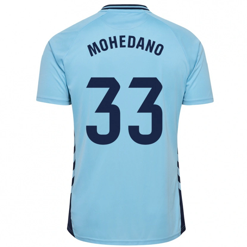 Danxen Kinder Eduard Mohedano #33 Himmelblau Auswärtstrikot Trikot 2025/26 T-Shirt Österreich