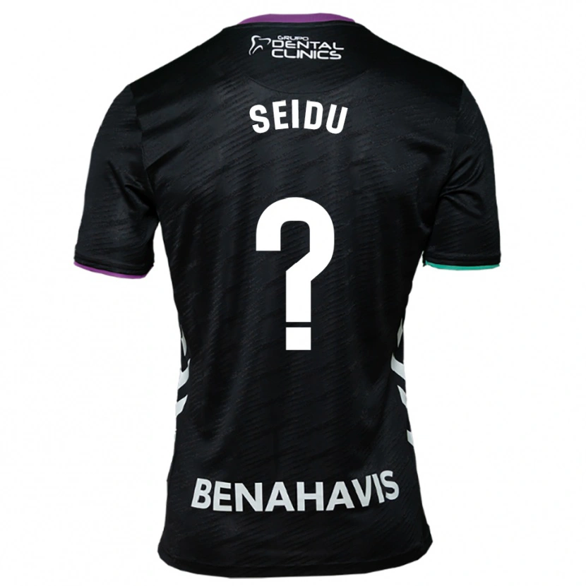 Danxen Kinder Abubakar Seidu #0 Schwarz Lila Grün Auswärtstrikot Trikot 2025/26 T-Shirt Österreich