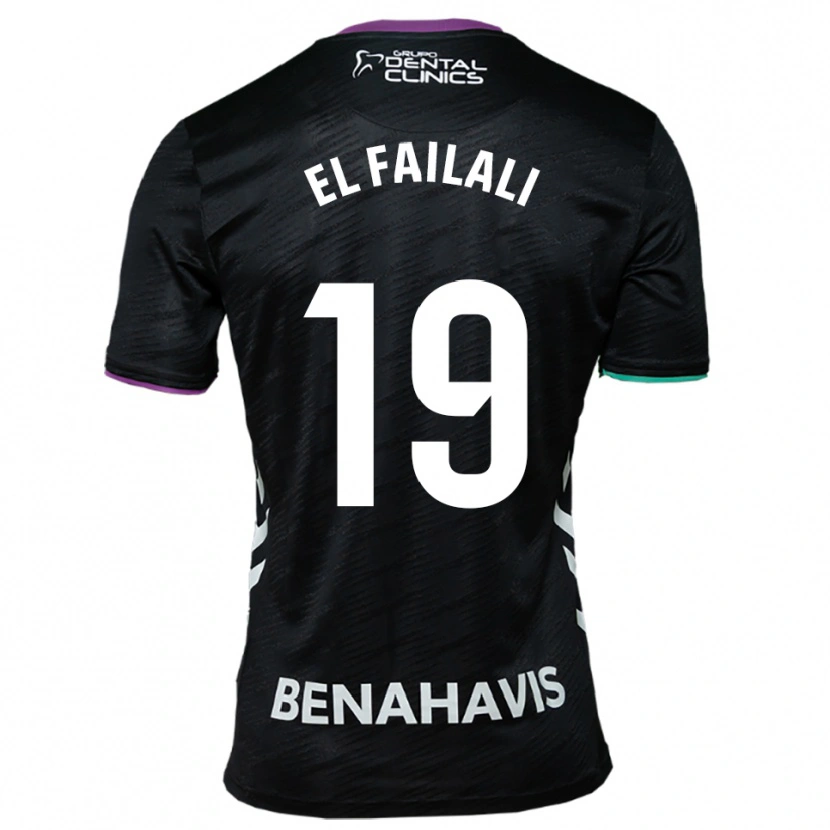Danxen Kinder Alí El Failali #19 Schwarz Lila Grün Auswärtstrikot Trikot 2025/26 T-Shirt Österreich