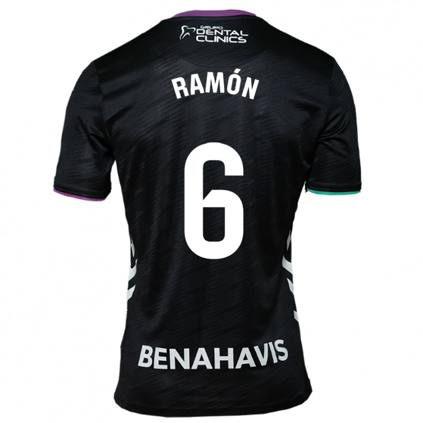 Danxen Kinder Ramón Enríquez #6 Schwarz Lila Grün Auswärtstrikot Trikot 2025/26 T-Shirt Österreich