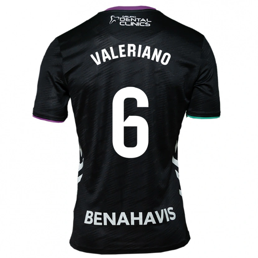 Danxen Kinder Nerea Valeriano Martínez #6 Schwarz Lila Grün Auswärtstrikot Trikot 2025/26 T-Shirt Österreich