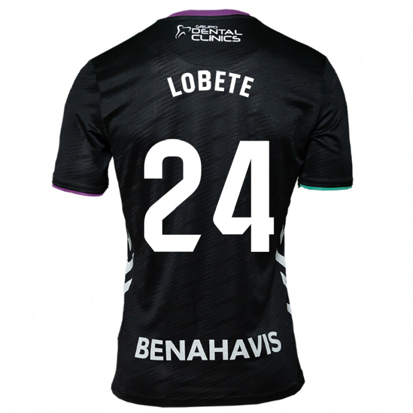 Danxen Kinder Julen Lobete #24 Schwarz Lila Grün Auswärtstrikot Trikot 2025/26 T-Shirt Österreich