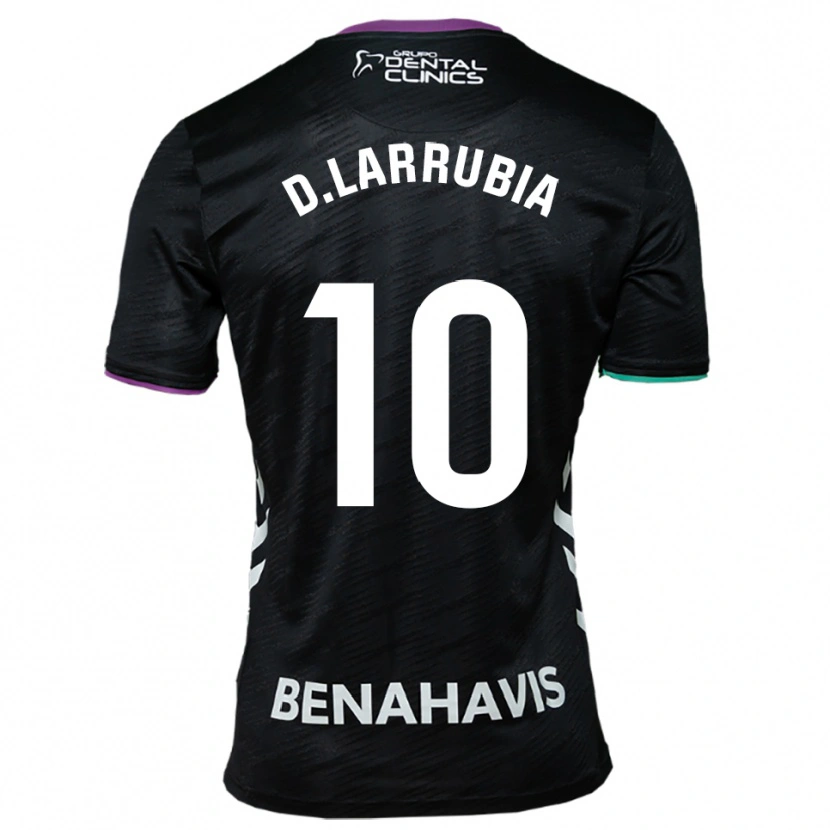 Danxen Kinder David Larrubia #10 Schwarz Lila Grün Auswärtstrikot Trikot 2025/26 T-Shirt Österreich